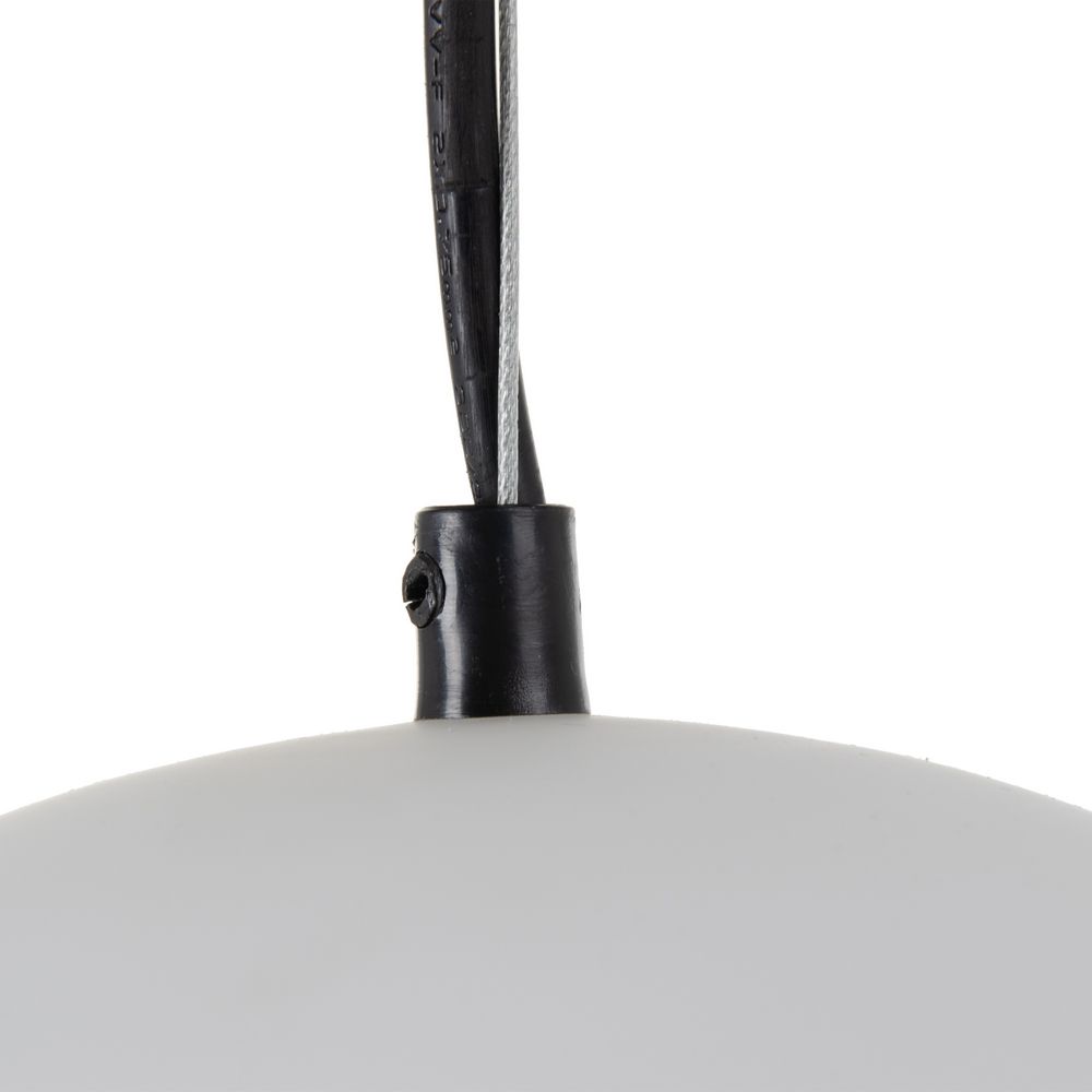 Lámpara Techo Blanco-Negro 25 X 25 X 40 Cm