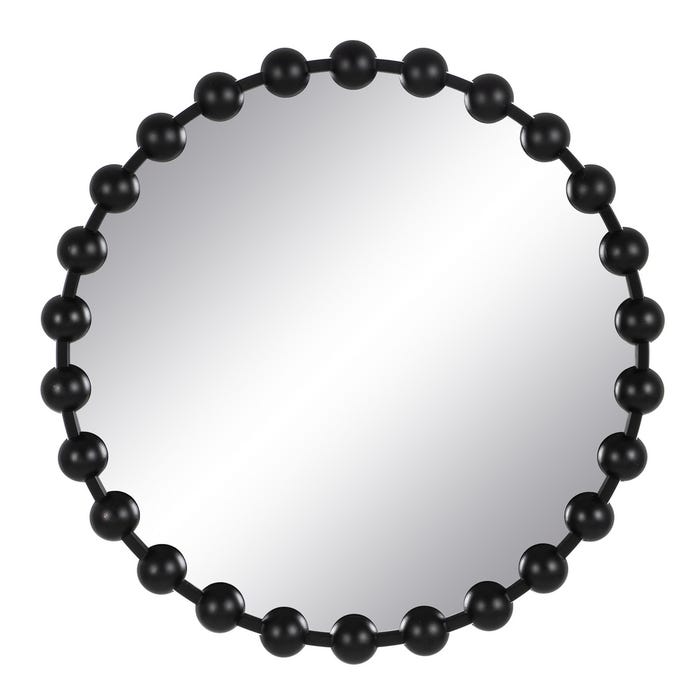 Espejo Negro Decoración 63 X 4,50 X 63 Cm