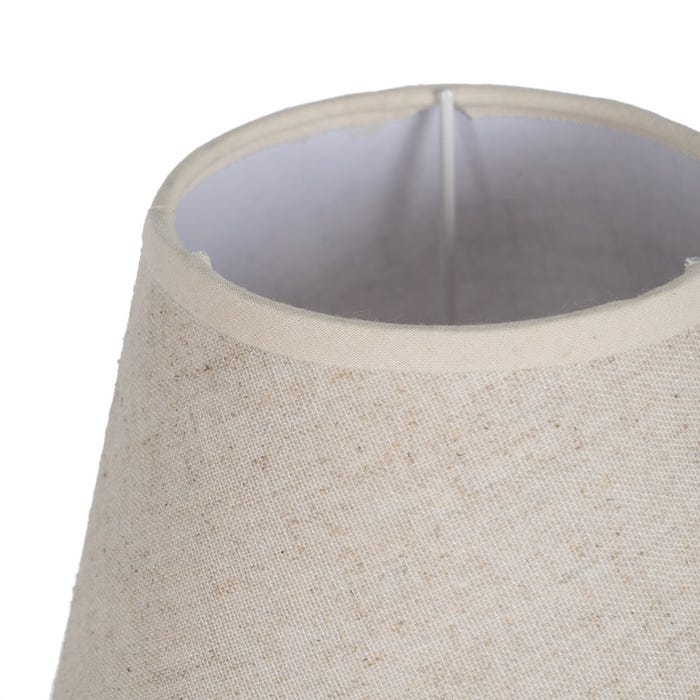 Lámpara Suelo Marrón-Crema Metal-Tejido 38 X 34 X 138 Cm