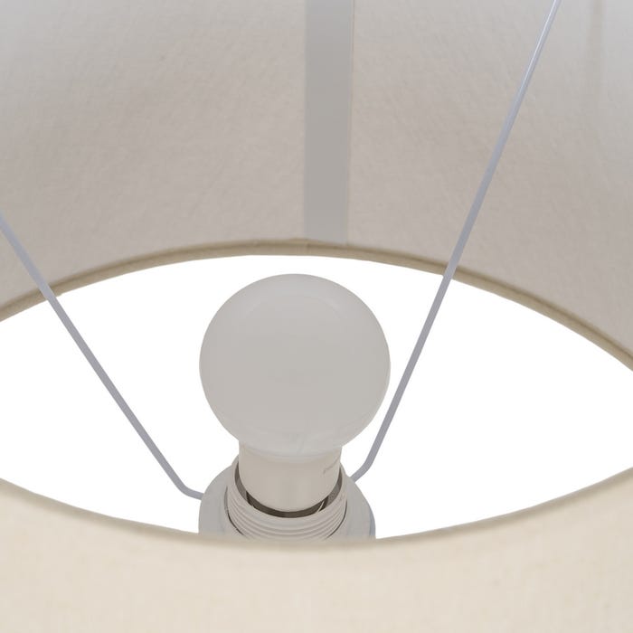 Lámpara Mesa Blanco Dm-Tejido 30 X 37 X 63 Cm