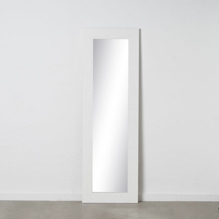 Espejo Blanco Madera Decoración 57 X 3 X 177 Cm