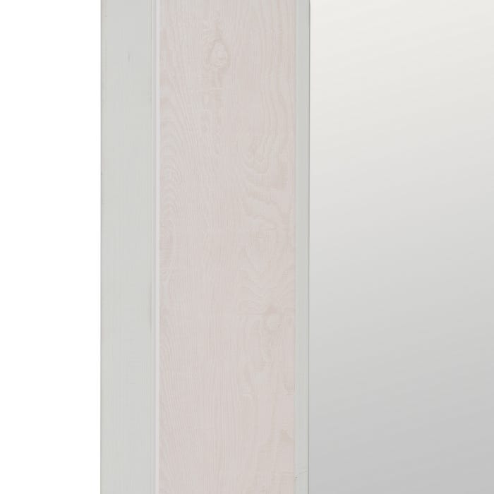 Espejo Blanco-Plata Madera Decoración 60 X 3 X 161,50 Cm