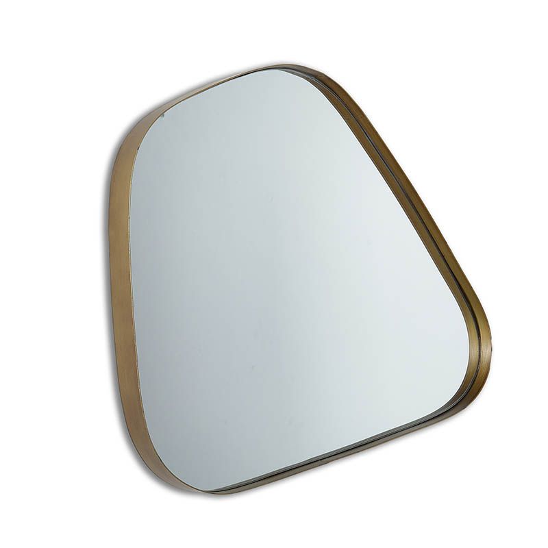 Espejo forma 47*42.5*4 dorado metal