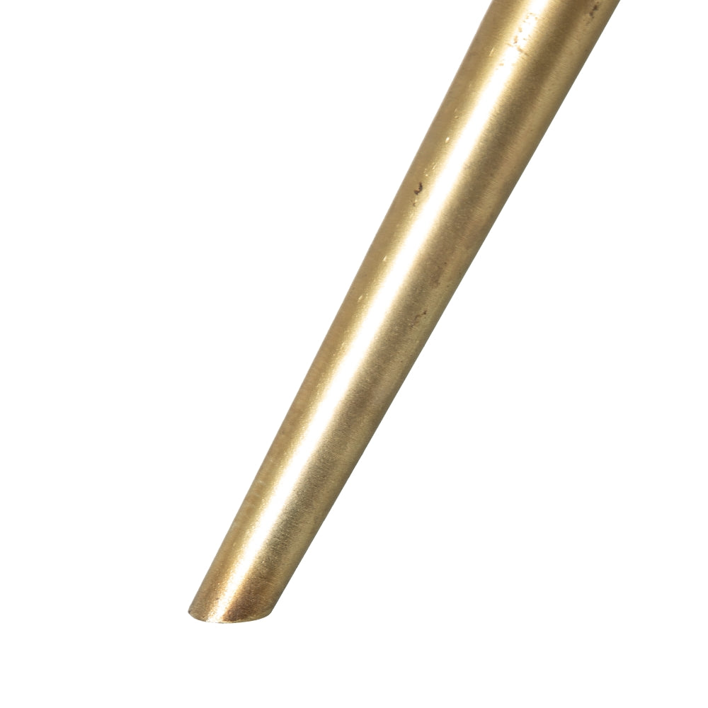 Armario marrón-oro madera / metal 91 x 40 x 115 cm