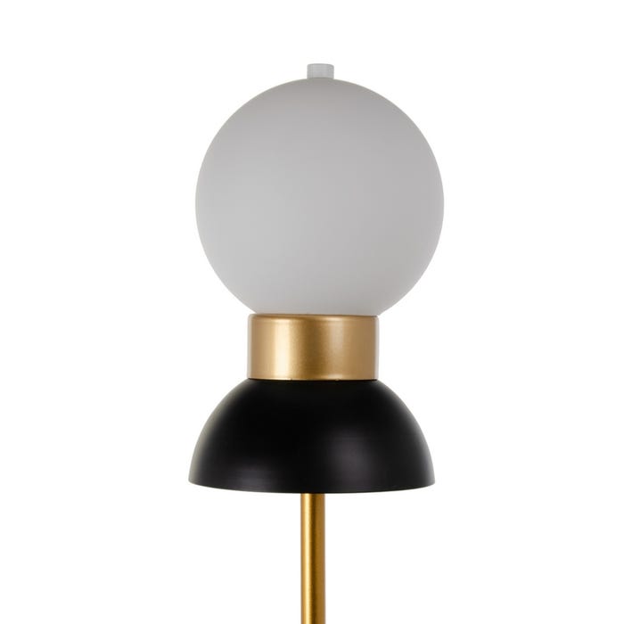 Lámpara Suelo Blanco-Negro 24,50 X 24,50 X 158 Cm