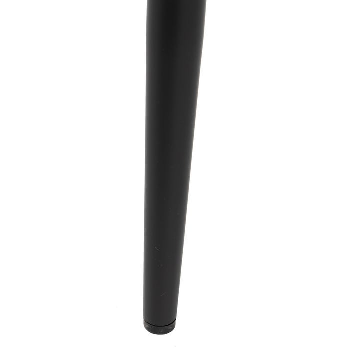 Taburete Gris-Negro Tejido-Metal Salón 57 X 57 X 104 Cm