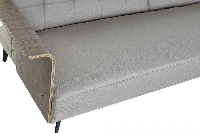 Sofa Cama Eucalipto Metal 203X87X81 Beige