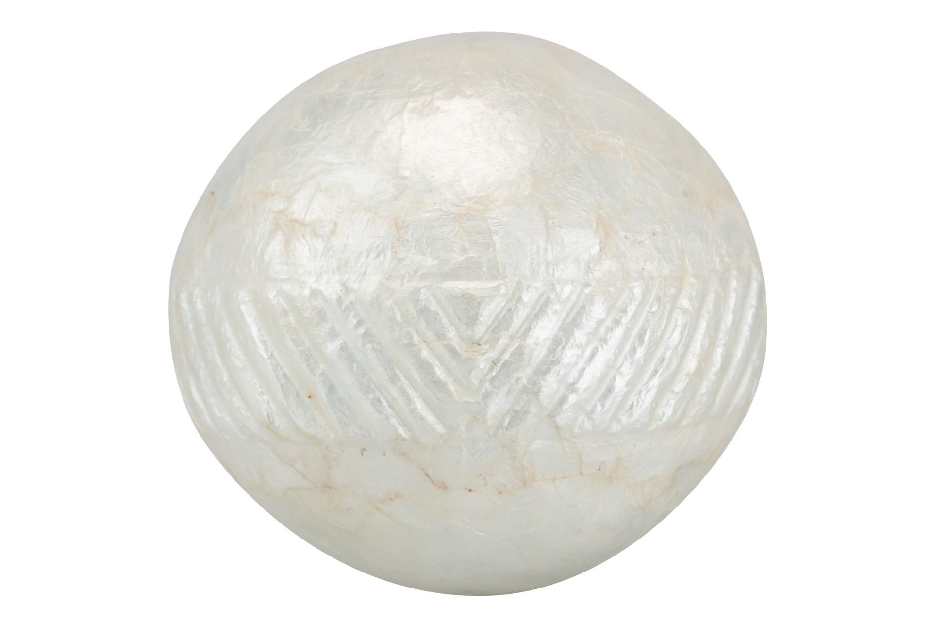 CONJUNTO DE 4 BOLAS CAPIZ EM CORES VARIADAS 10x10x10 CM - Mín. 2 unidades