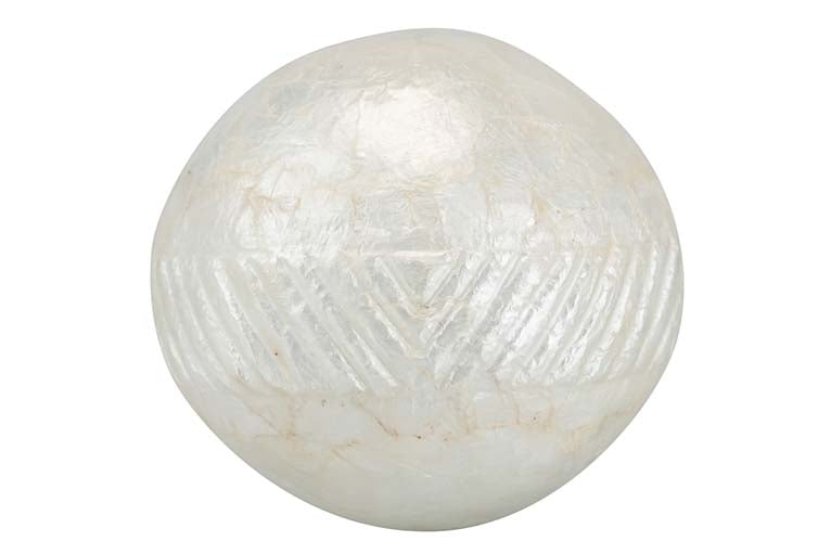 SET OF 4 CAPIZ BALLS IN ASSORTED COLORS 10x10x10 CM - Min. 2 units