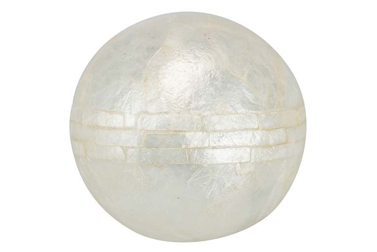 SET OF 4 CAPIZ BALLS IN ASSORTED COLORS 10x10x10 CM - Min. 2 units