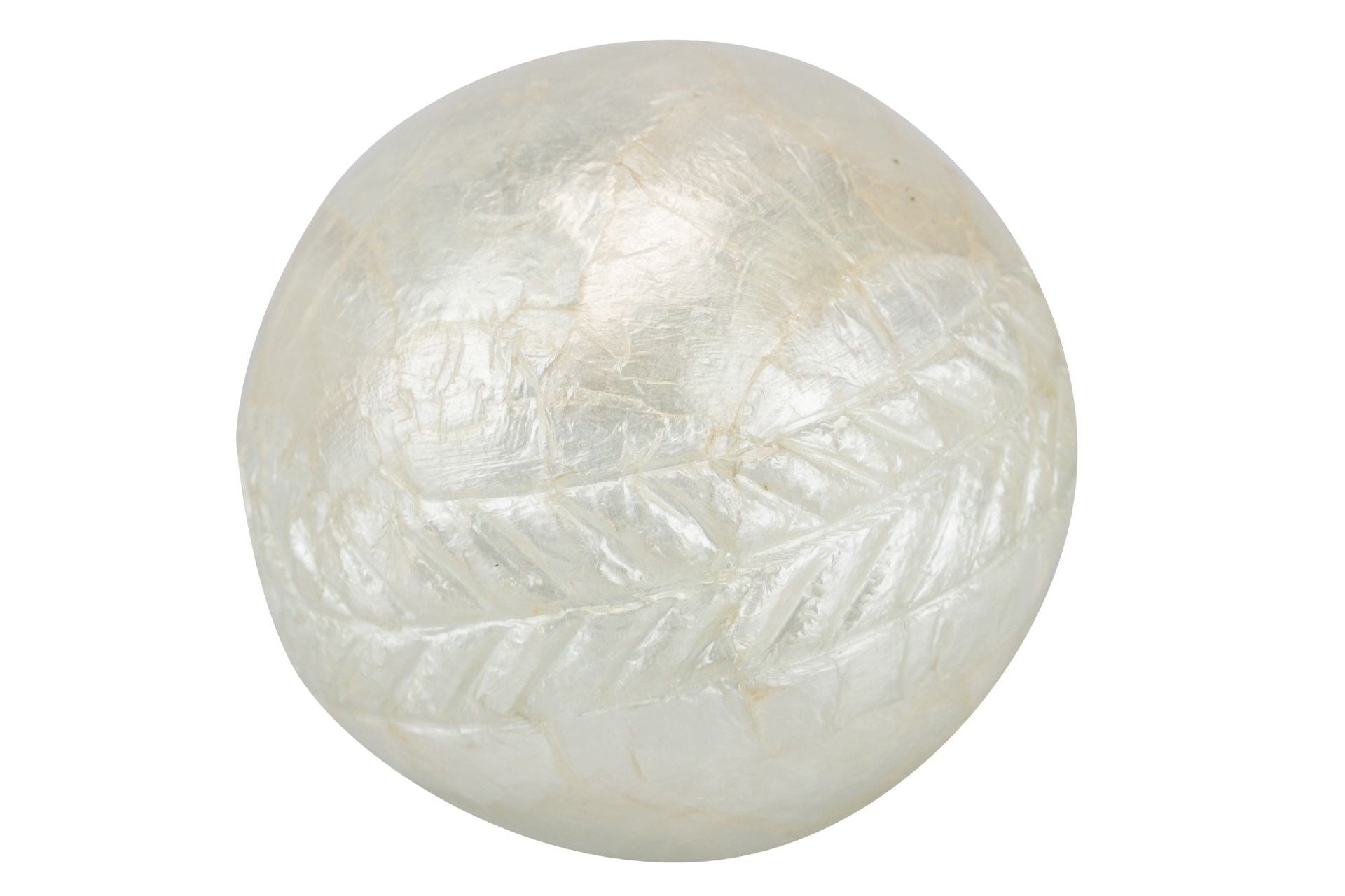 CONJUNTO DE 4 BOLAS CAPIZ EM CORES VARIADAS 10x10x10 CM - Mín. 2 unidades