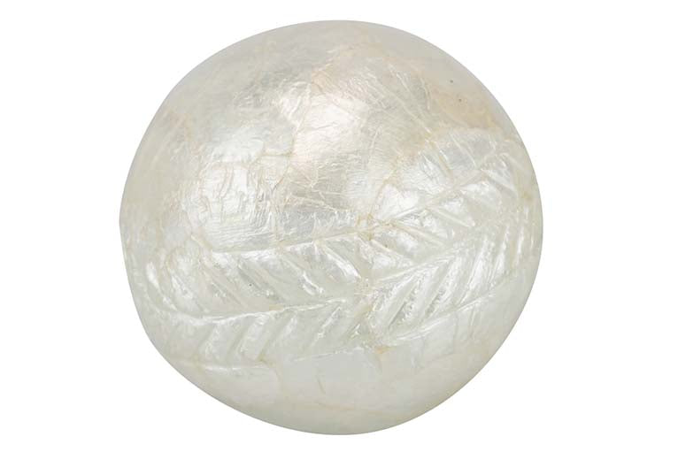 SET OF 4 CAPIZ BALLS IN ASSORTED COLORS 10x10x10 CM - Min. 2 units