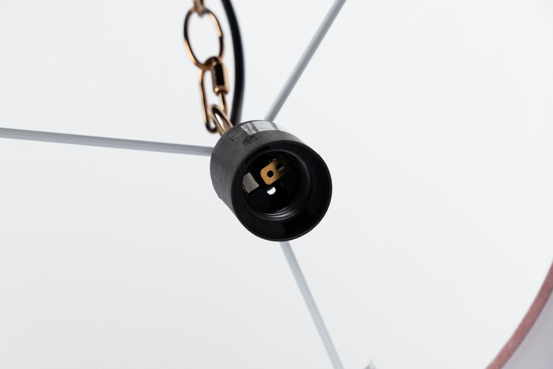 LAMPARA DE TECHO METAL-POLIESTER 45x45x149 CM