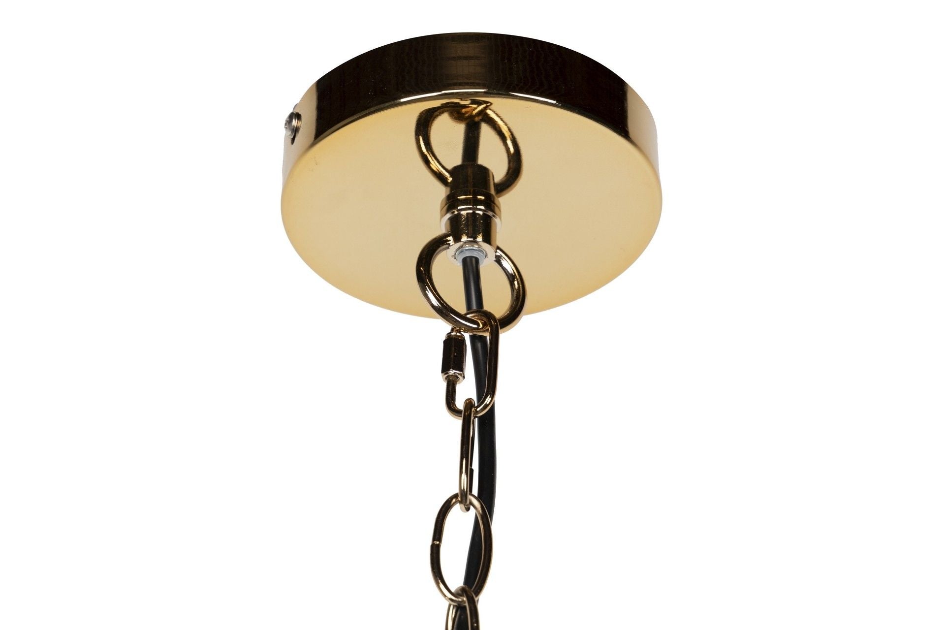 LAMPARA DE TECHO METAL-POLIESTER 45x45x149 CM