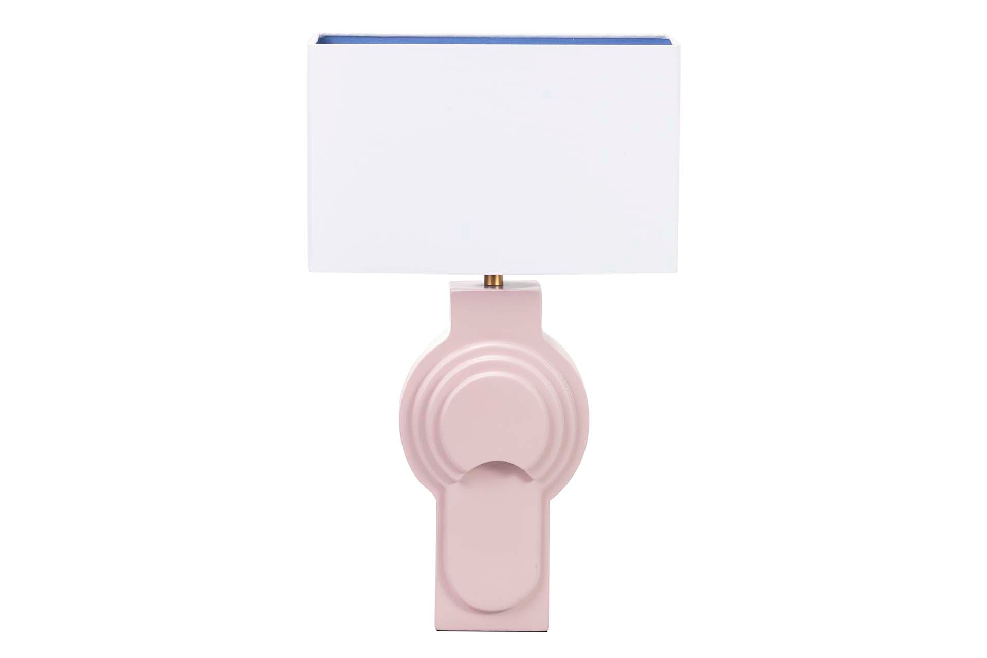 LAMPARA SOBREMESA POLIRESINA 36x36x61 CM