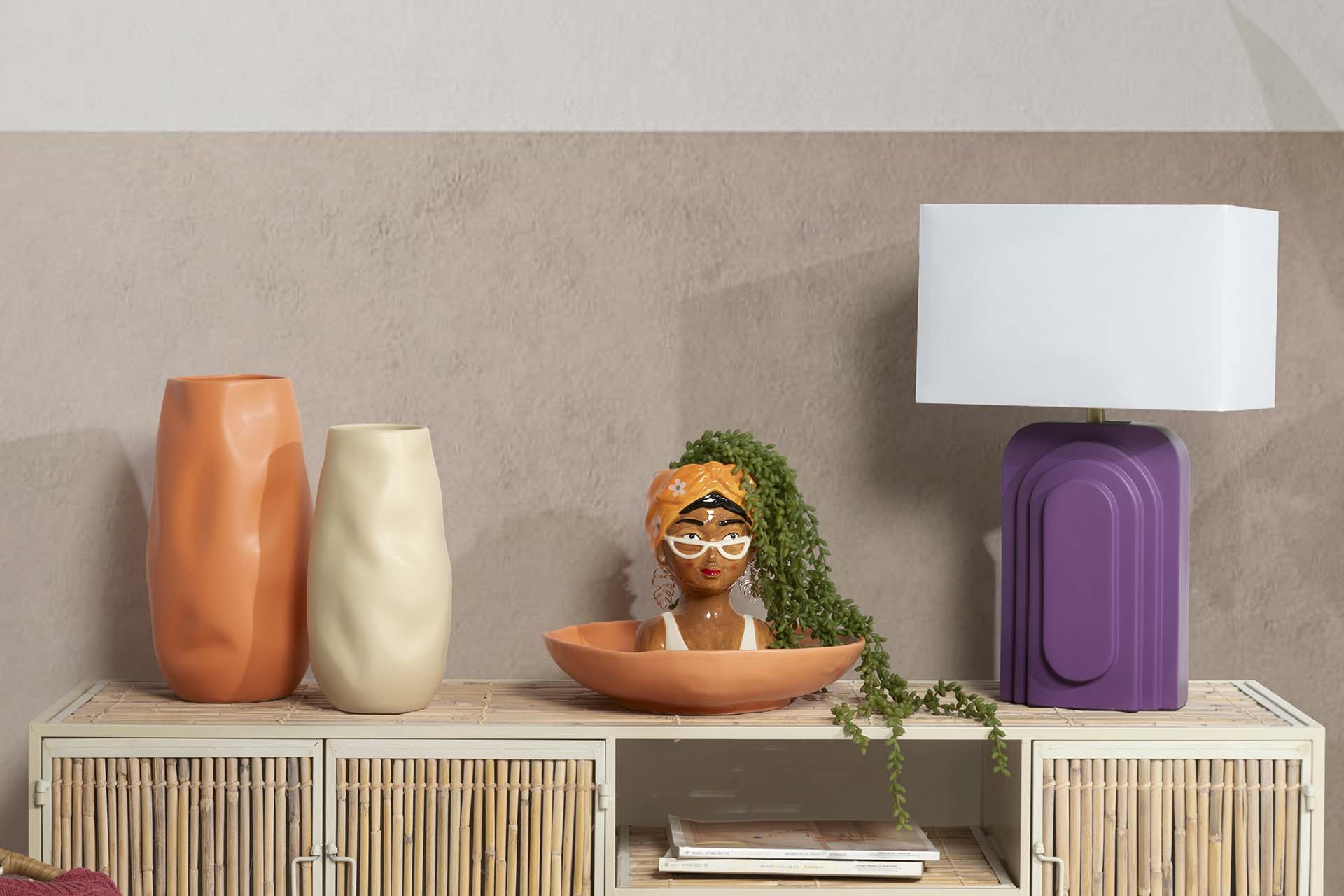 CANDEEIRO DE MESA DE POLIRESINA 33x23x41 CM