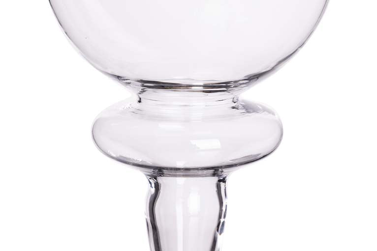 CANDELABRO RDD. CRISTAL 12,5x14x40 CM