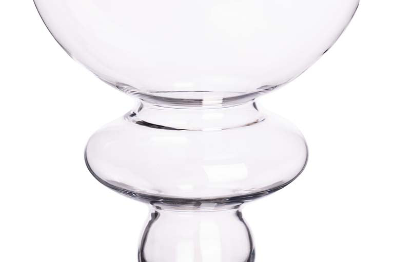 CANDELABRO RDD. VIDRO 16x19x50 CM