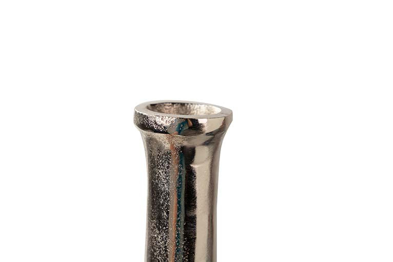 JARRON ALUMINIO PLATEADO 27x14x75 CM