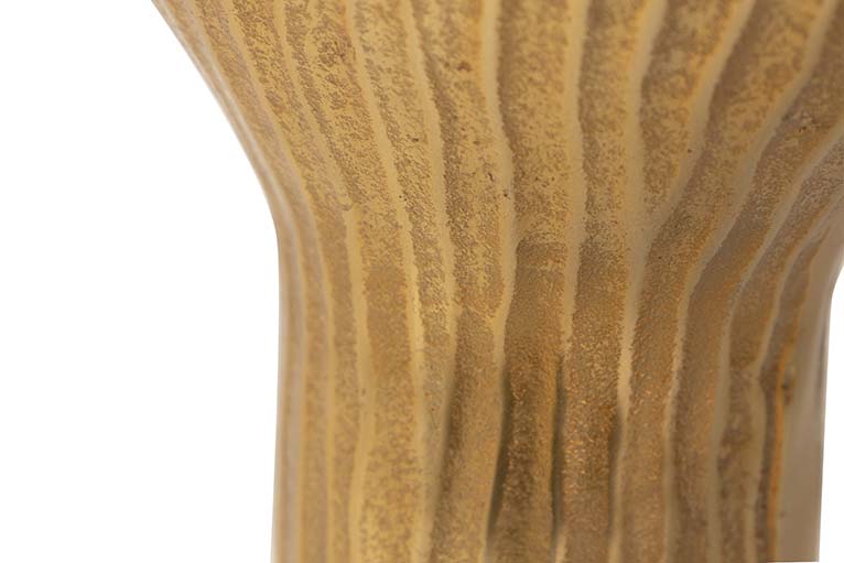 GOLD ALUMINUM VASE 31x23x38 CM