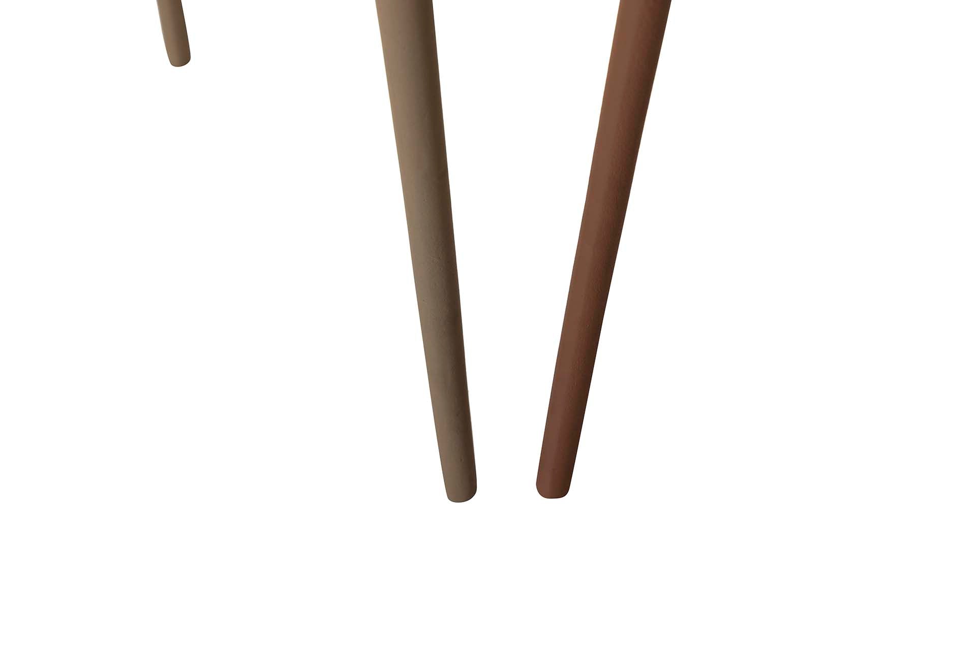 SET 2 ALUMINUM TABLES 62x62x54 50x50x45 CM