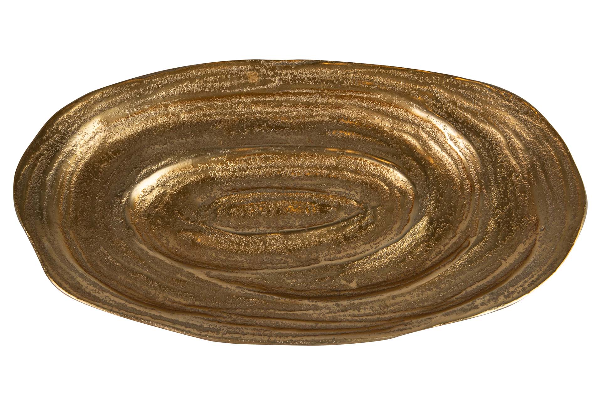 CENTRO ALUMÍNIO DOURADO 37x20x4 CM