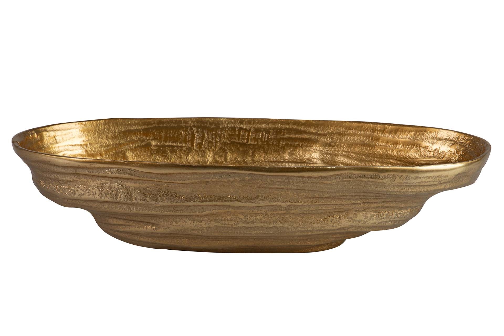 CENTRO ALUMÍNIO DOURADO 38x16x9 CM