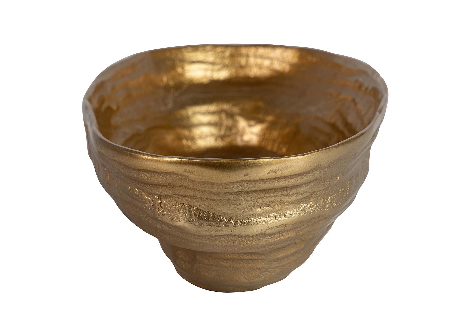 CENTRO ALUMÍNIO DOURADO 38x16x9 CM