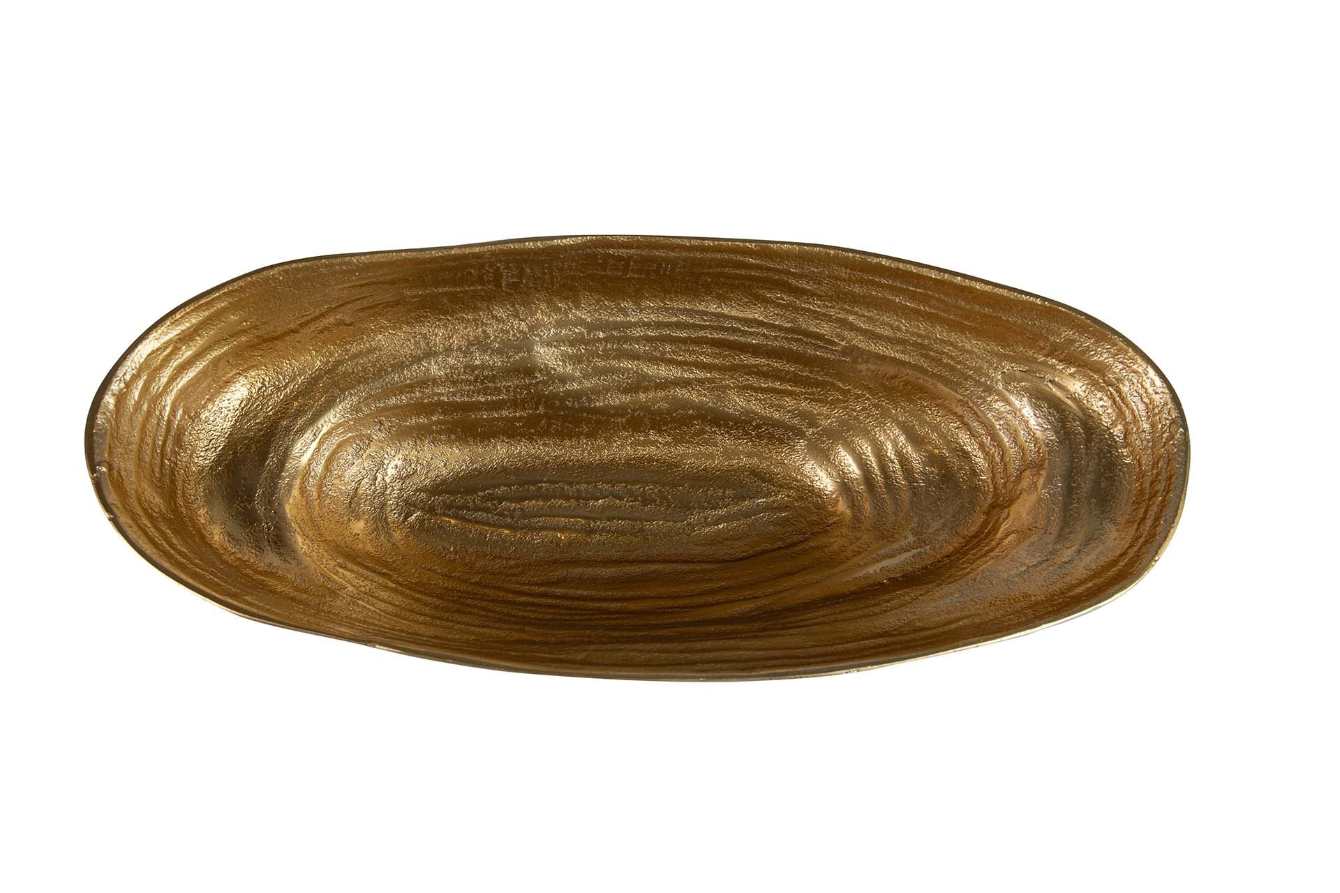 CENTRO ALUMÍNIO DOURADO 38x16x9 CM