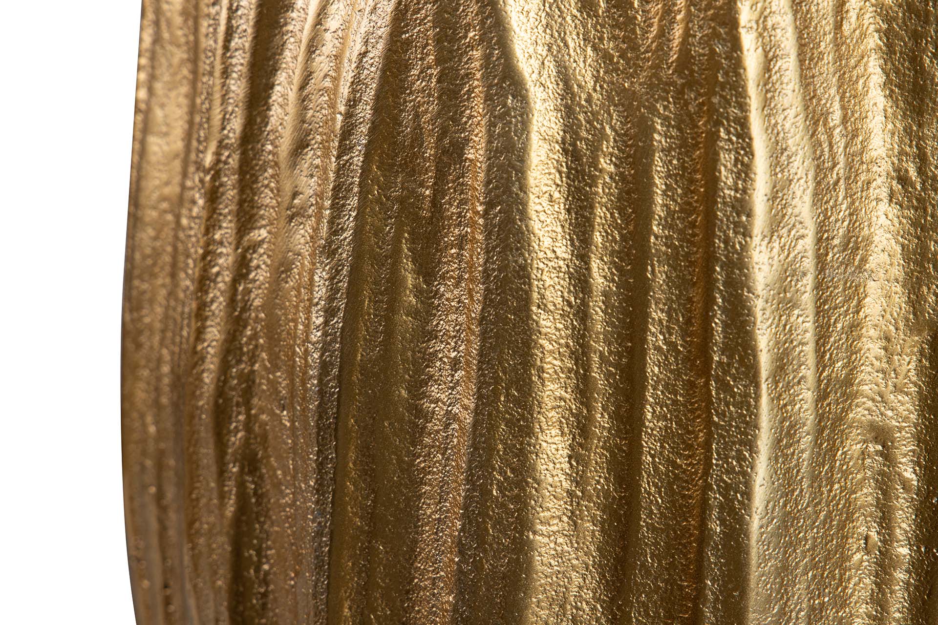 JARRON ALUMINIO DORADO 21x12x47 CM