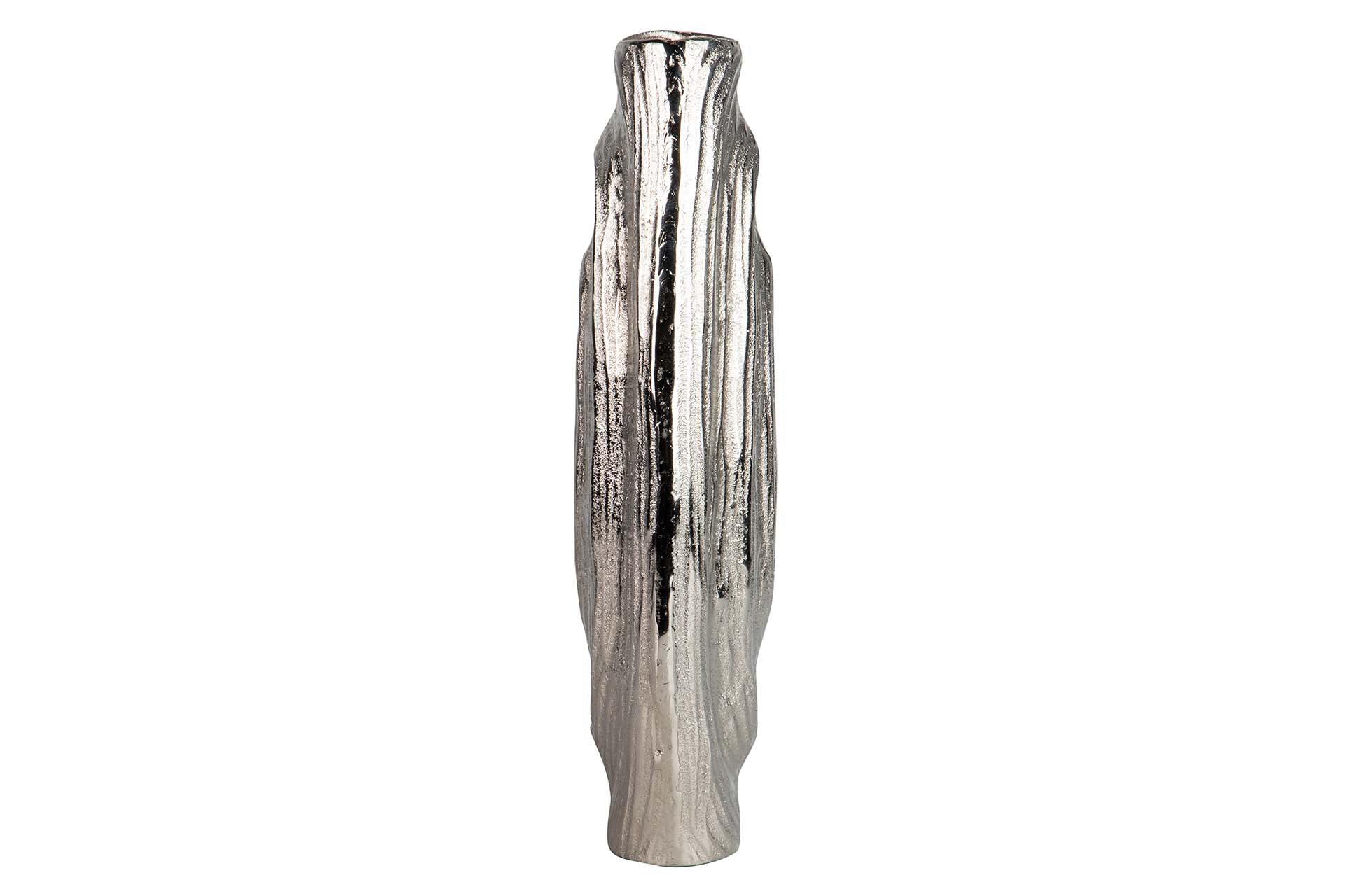 JARRON ALUMINIO PLATEADO 21x12x47 CM