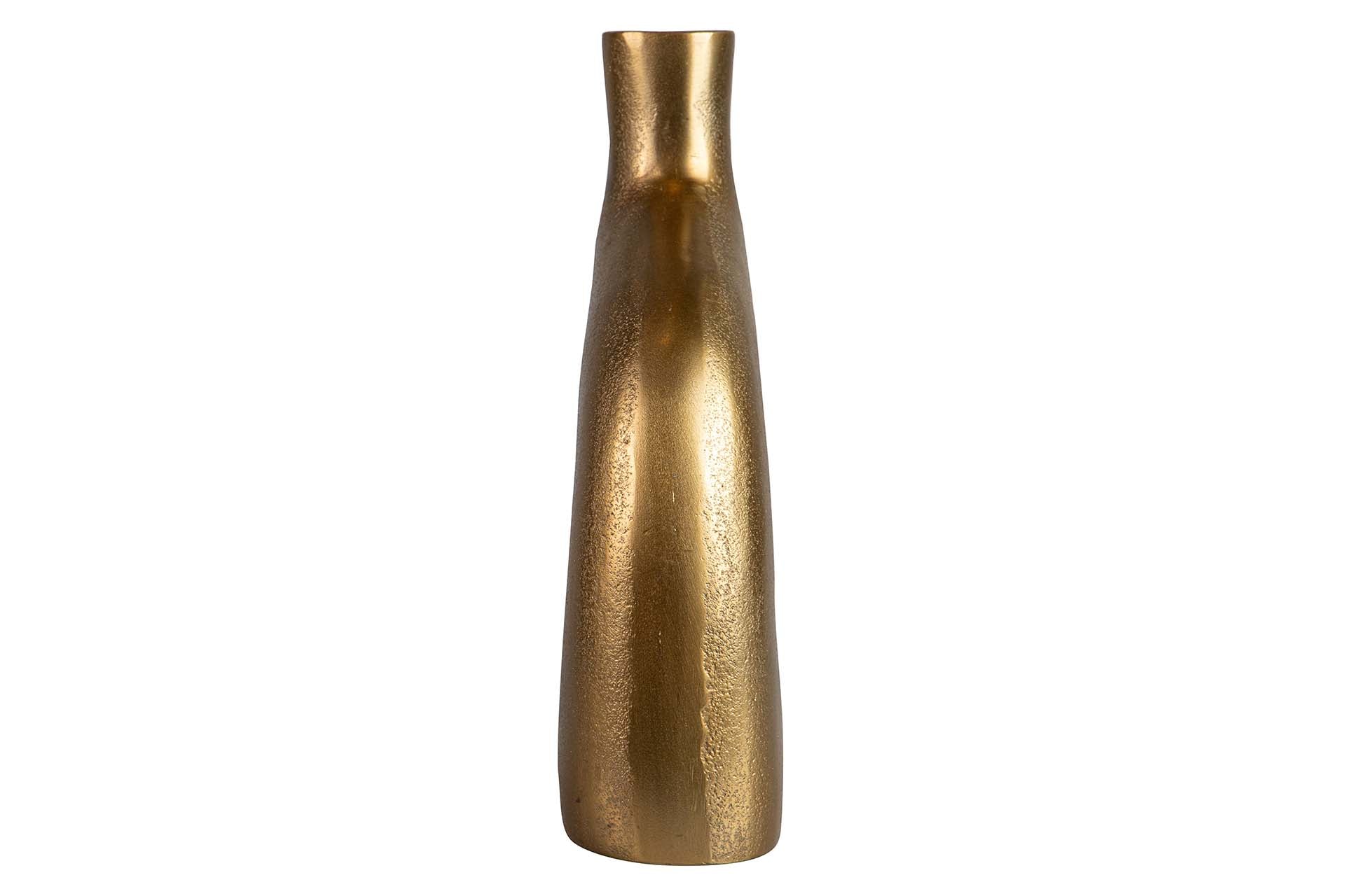JARRON ALUMINIO DORADO 26x7x24 CM