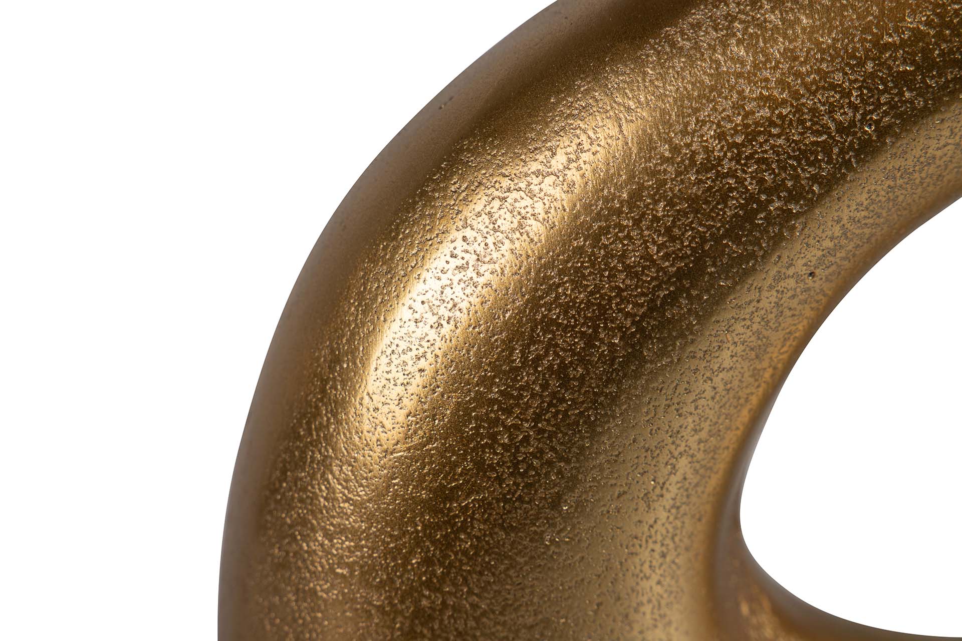 JARRON ALUMINIO DORADO 26x7x24 CM