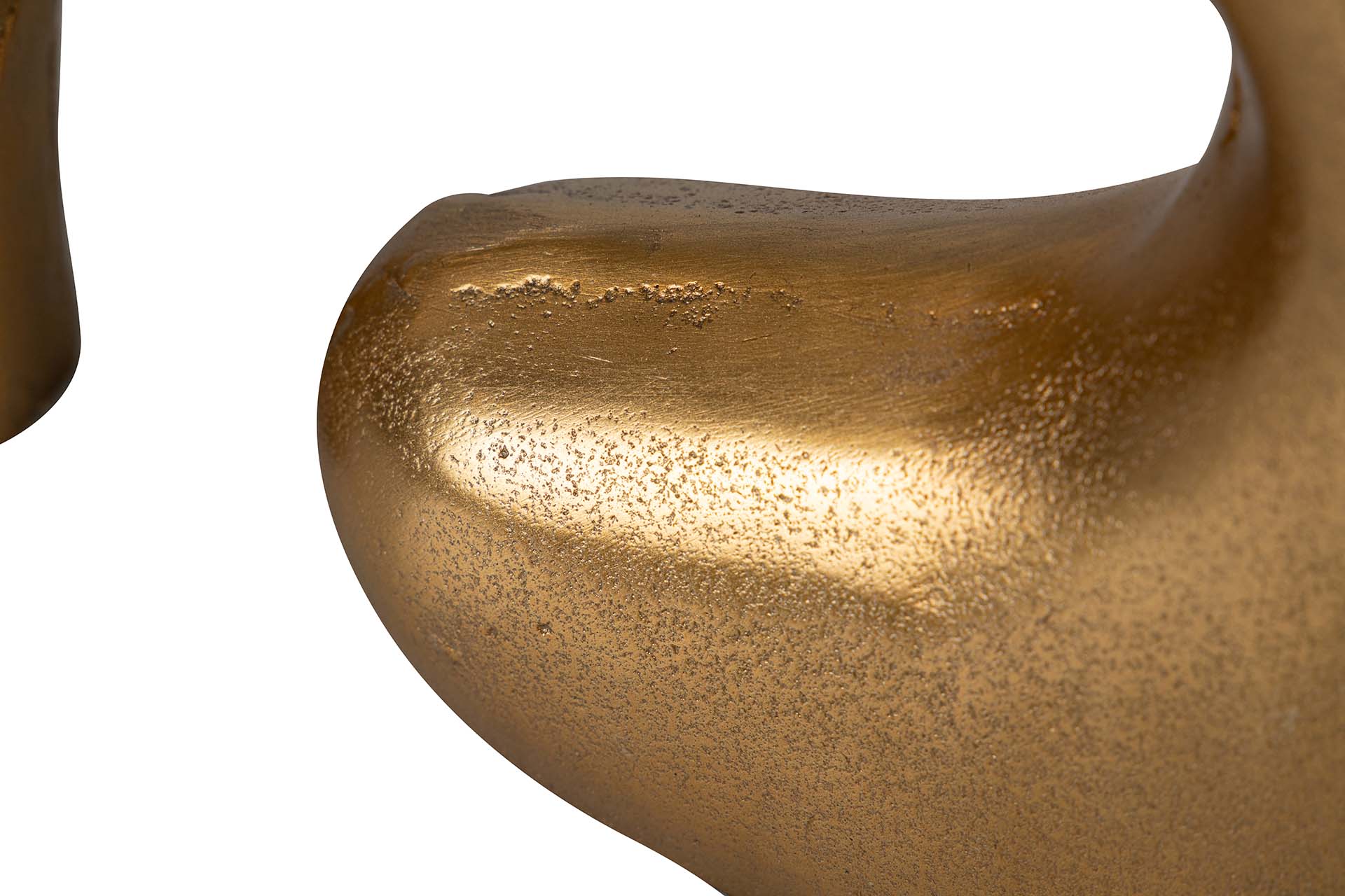 JARRON ALUMINIO DORADO 26x7x24 CM