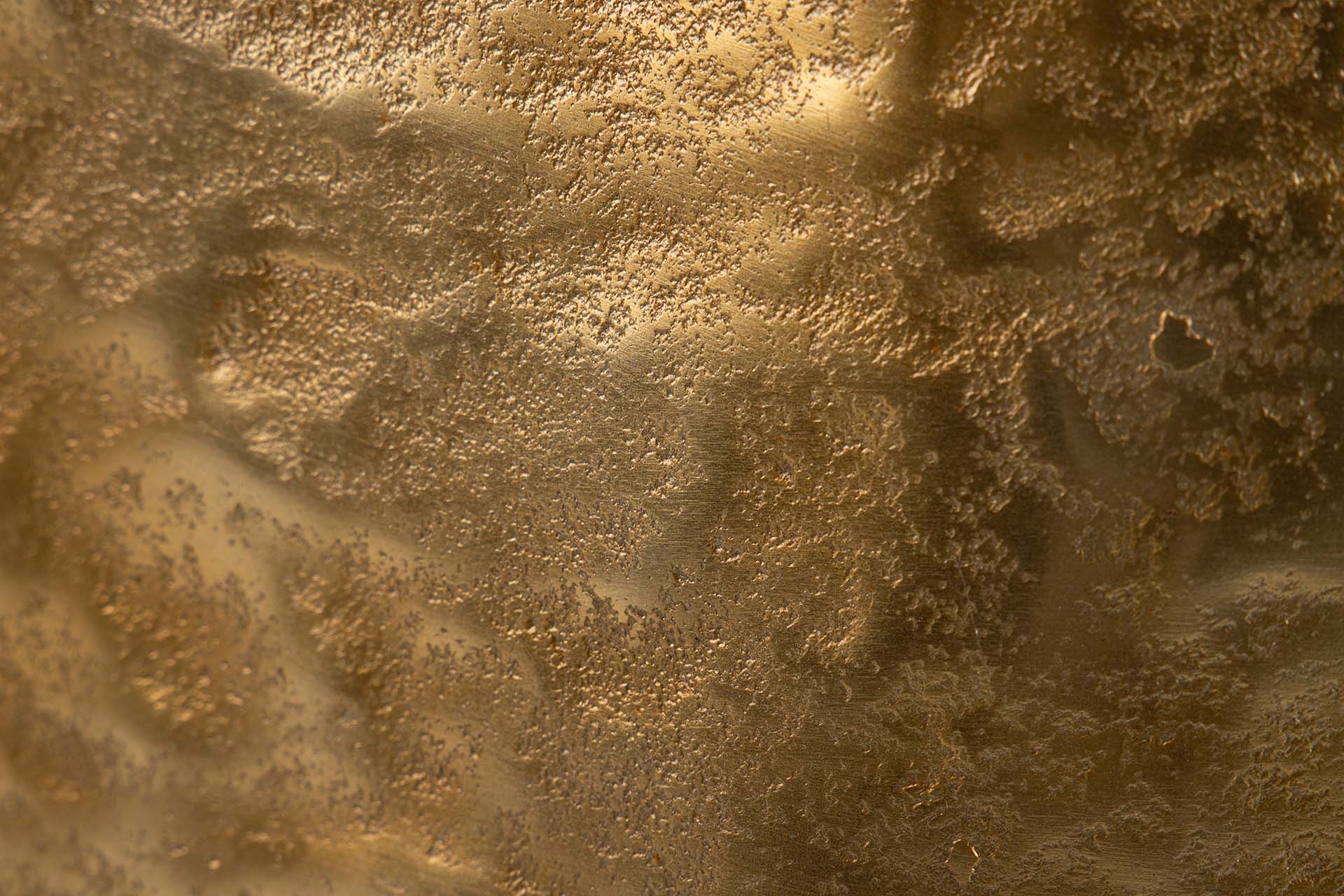 GOLD ALUMINUM VASE 37x11x20 CM