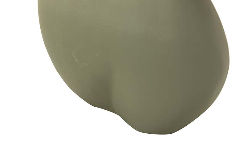 JARRON ALUMINIO VERDE 21x11x24 CM
