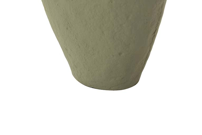 JARRON ALUMINIO VERDE 21x11x33 CM
