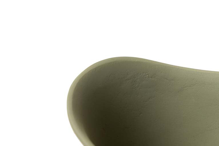 CENTRO DE MESA ALUMINIO VERDE 23x19x12 CM