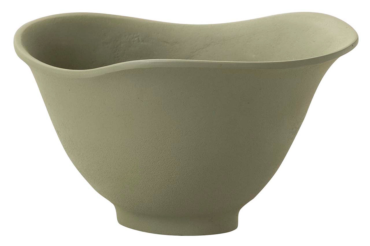 CENTRO DE MESA ALUMINIO VERDE 23x19x12 CM