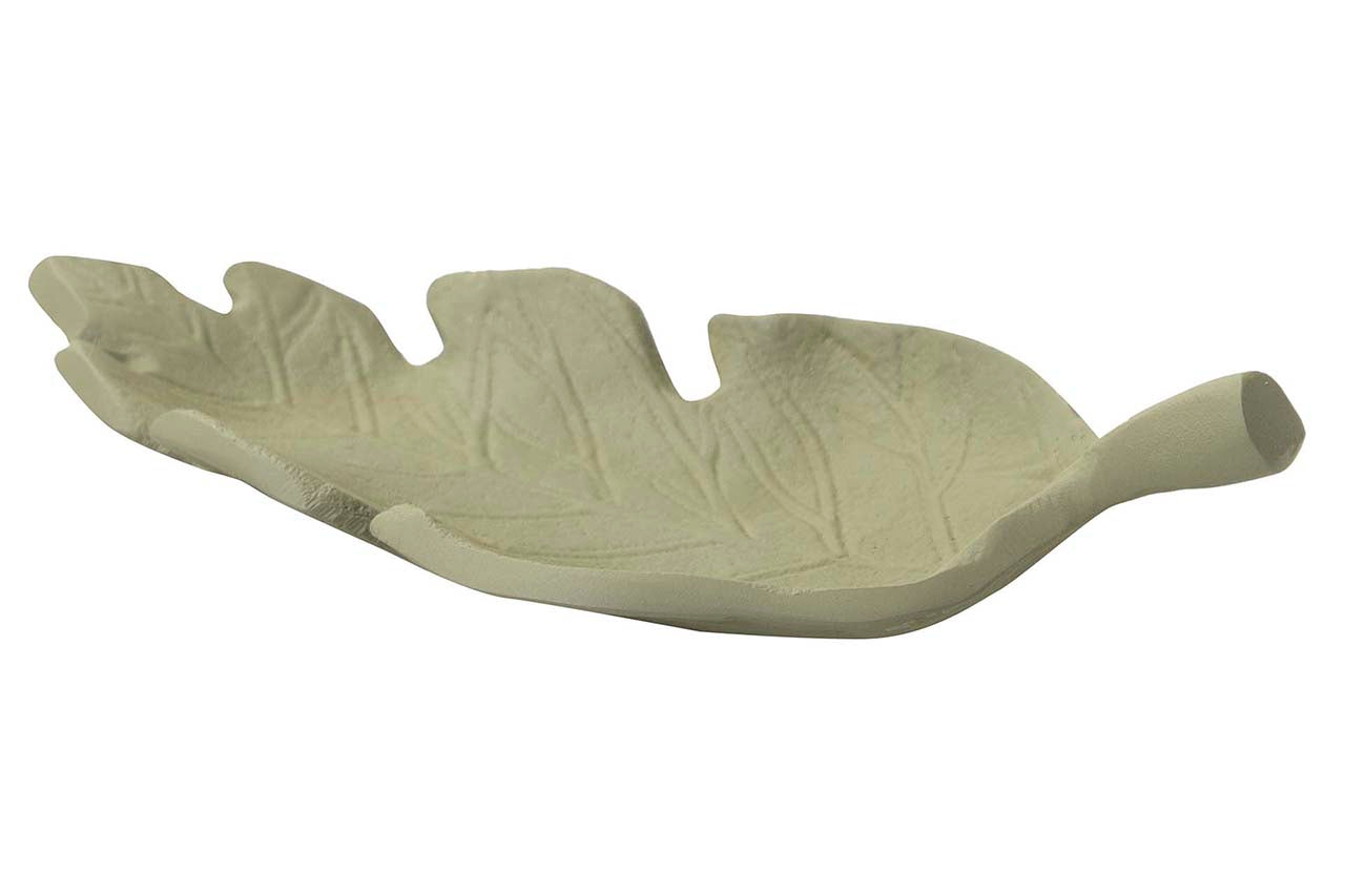 CENTRO DE MESA ALUMINIO VERDE 19x9x3 CM