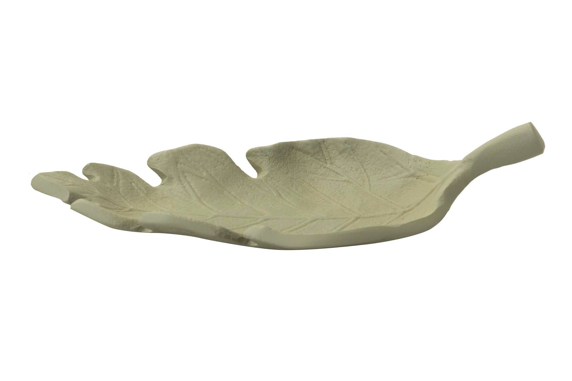 CENTRO DE MESA ALUMINIO VERDE 19x9x3 CM