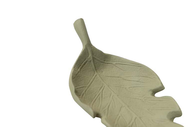 CENTRO DE MESA ALUMINIO VERDE 19x9x3 CM