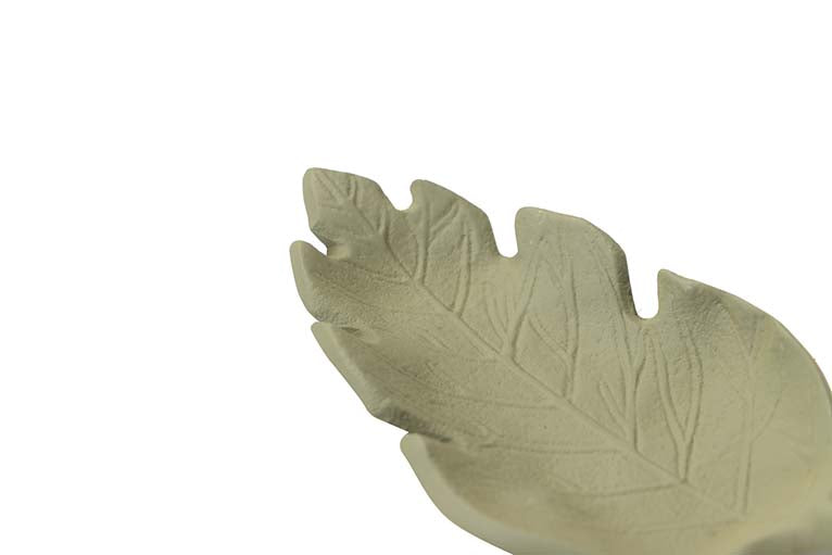 CENTRO DE MESA ALUMINIO VERDE 19x9x3 CM