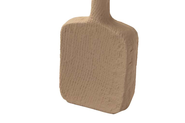 JARRON ALUMINIO BEIGE 13x5x32 CM