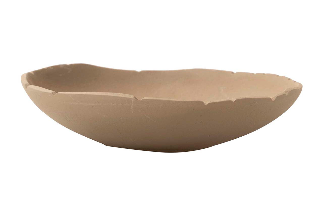 CENTRO DE MESA ALUMINIO BEIGE 18x18x5 CM