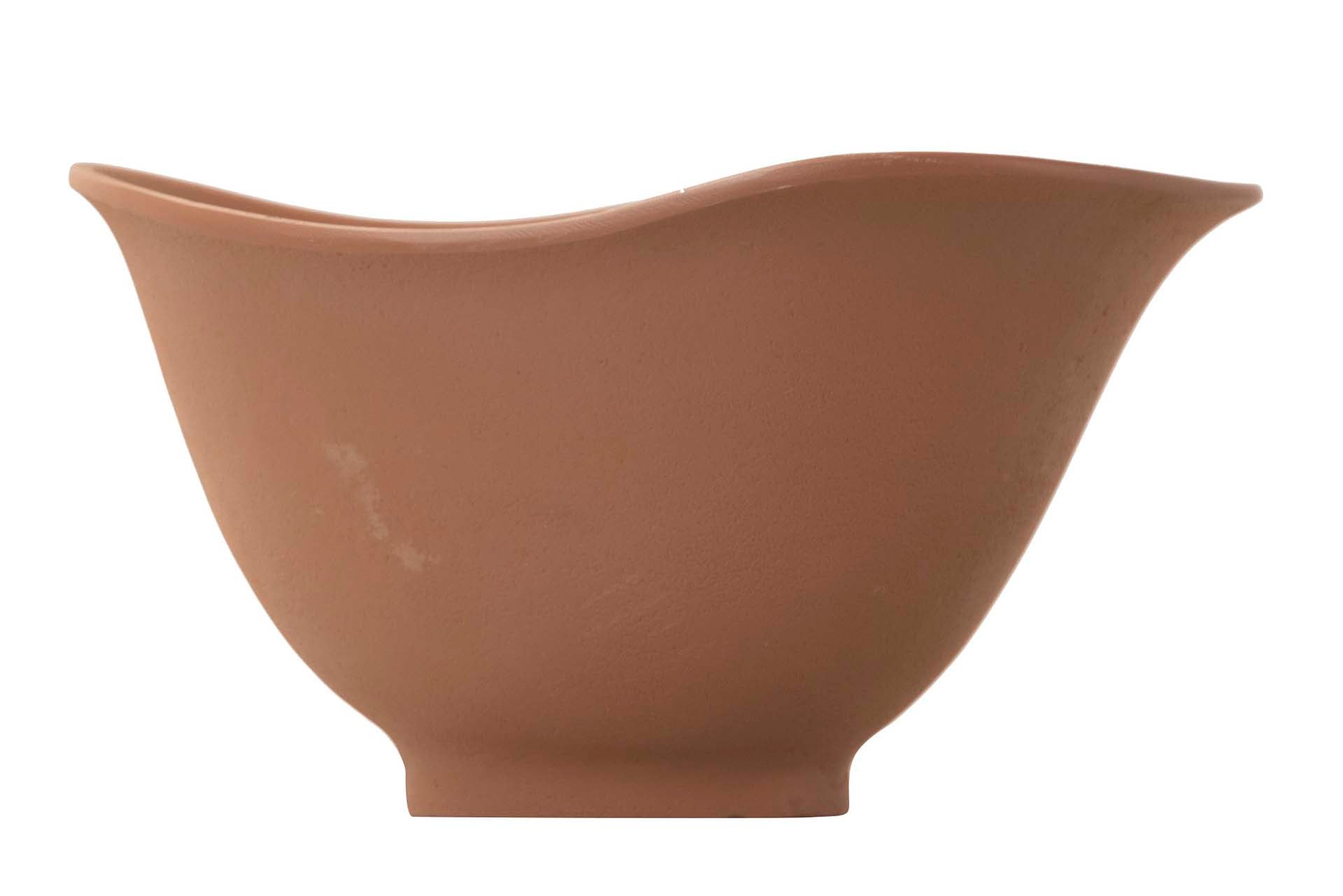 Centro de Mesa de Alumínio Laranja 23x19x12 cm