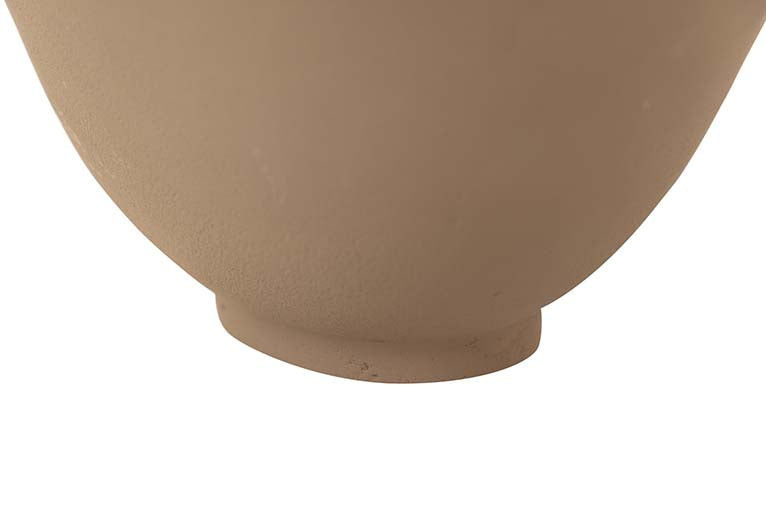 CENTRO DE MESA ALUMINIO BEIGE 23x19x12 CM