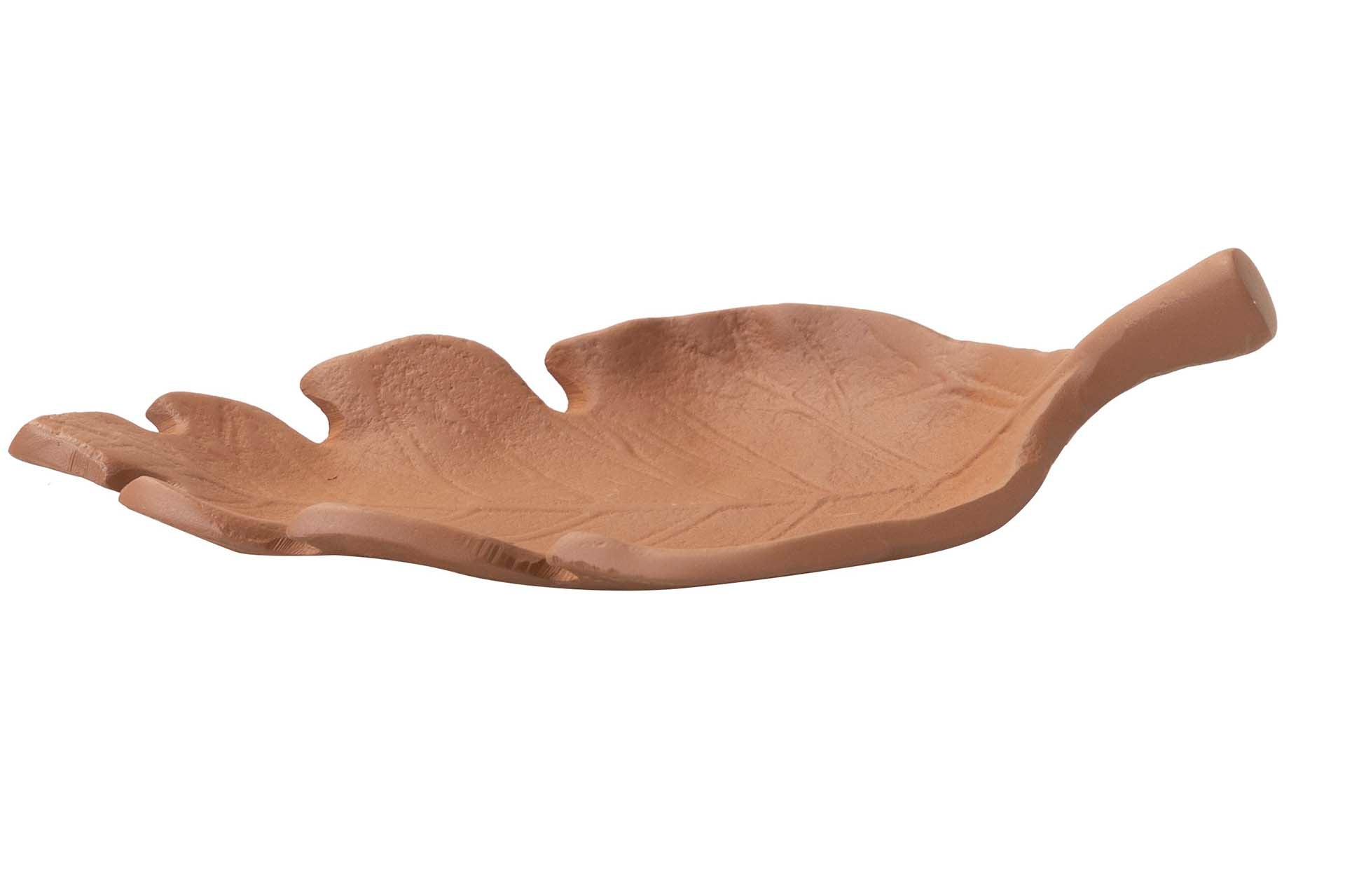 Centro de Mesa de Alumínio Laranja 19x9x3 cm