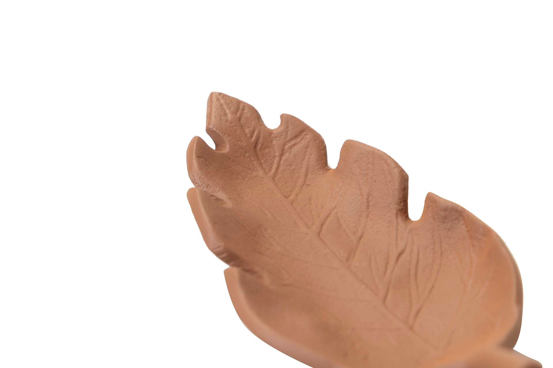 Centro de Mesa de Alumínio Laranja 19x9x3 cm