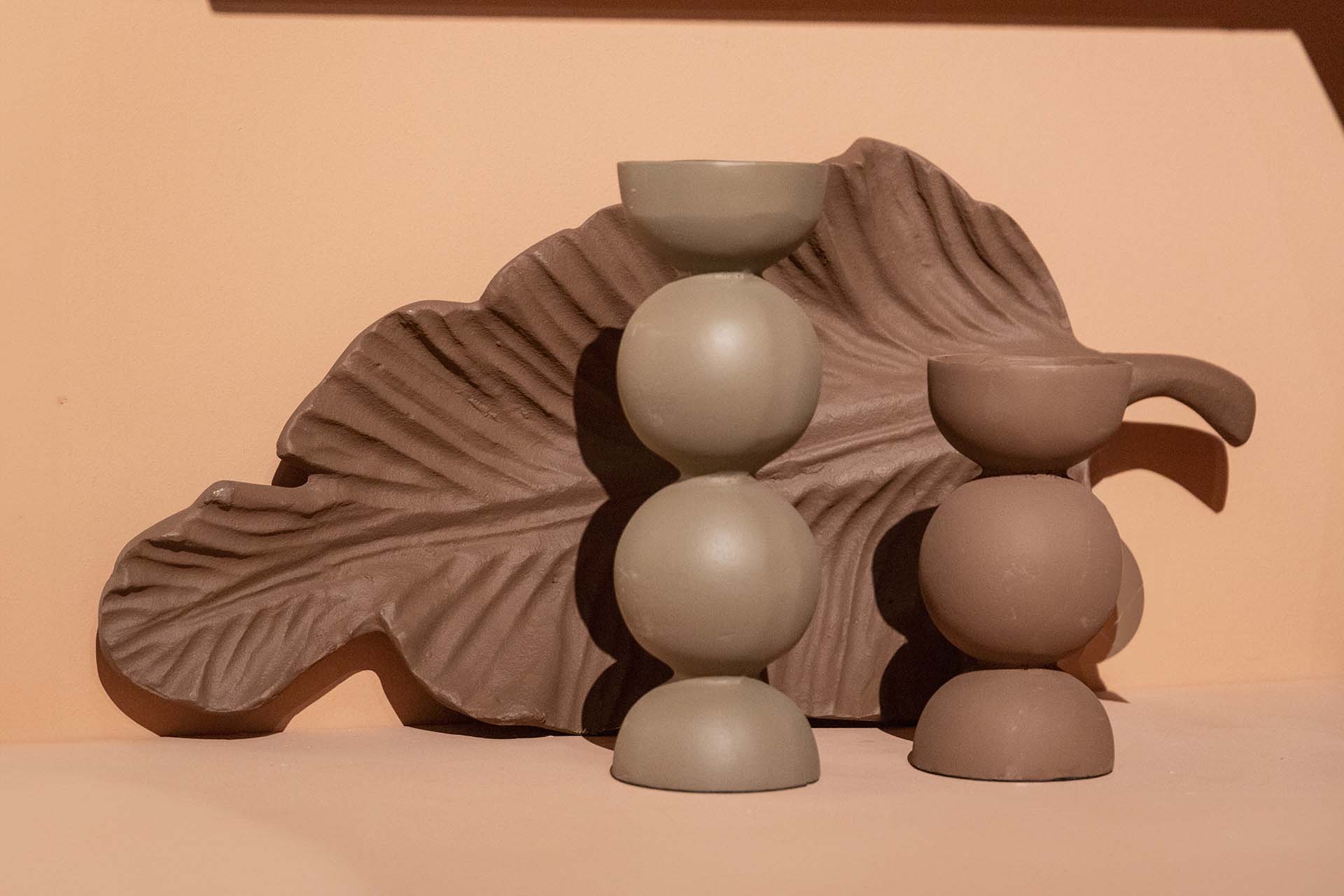 CENTRO ALUMÍNIO LARANJA 53x26x5 CM